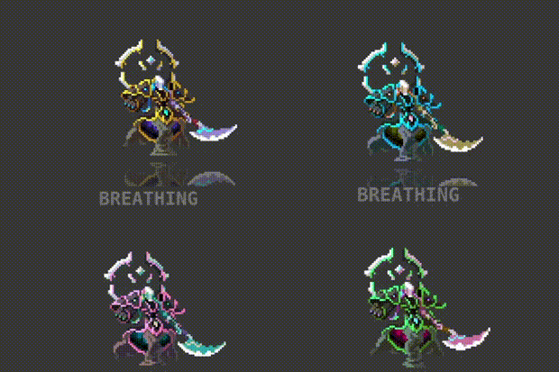 20 Animated Pixel Art RPG Character Pack - Humanoids with Weapons