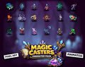 35 RPG Character Asset Pack - Humanoid Magic Casters