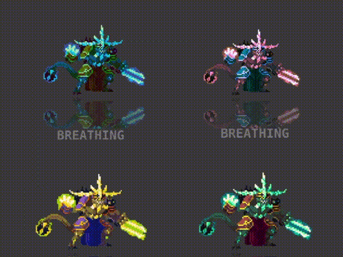 20 Animated Pixel Art RPG Character Pack - Humanoids with Weapons