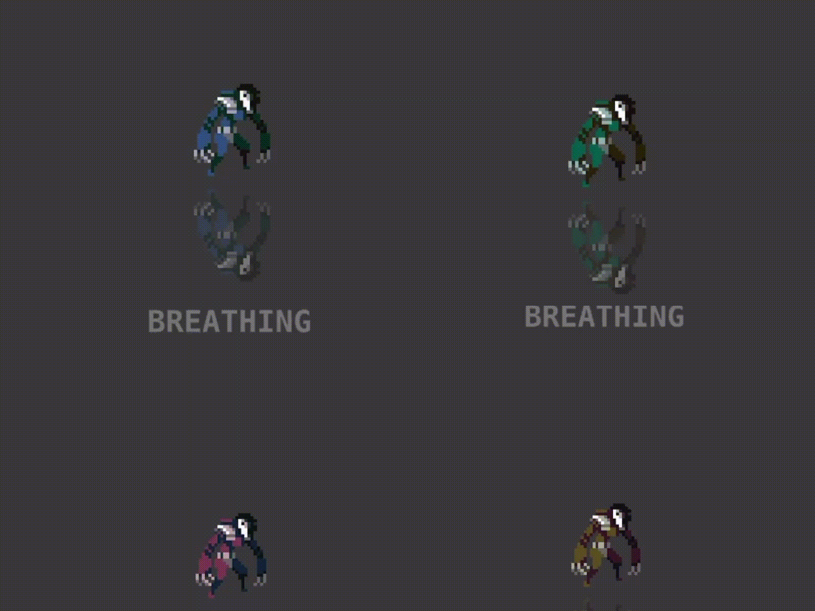 25 Animated Pixel Art RPG Character Pack - Humanoid Fighters