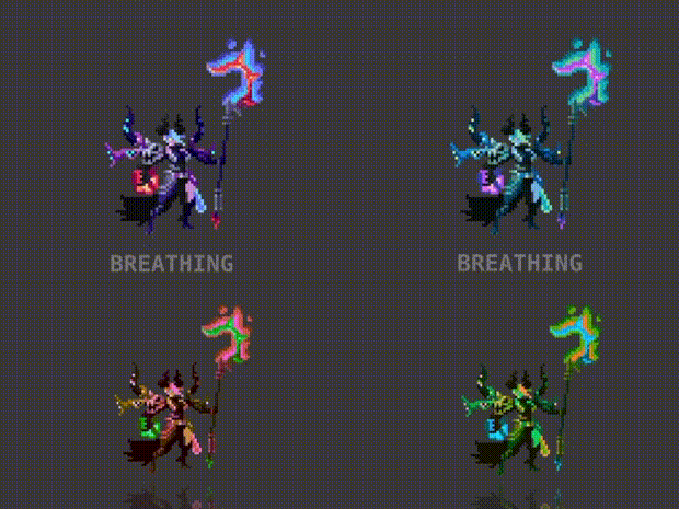 35 RPG Character Asset Pack - Humanoid Magic Casters