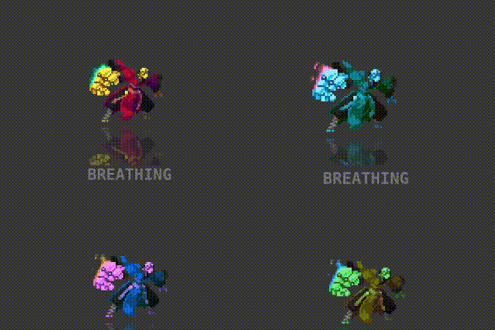 20 RPG Character Asset Pack - Elemental Creatures