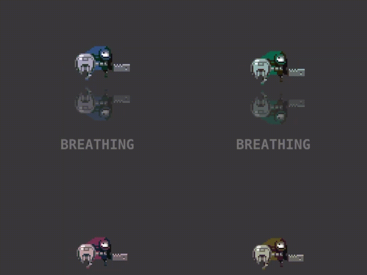 25 Animated Pixel Art RPG Character Pack - Humanoid Fighters