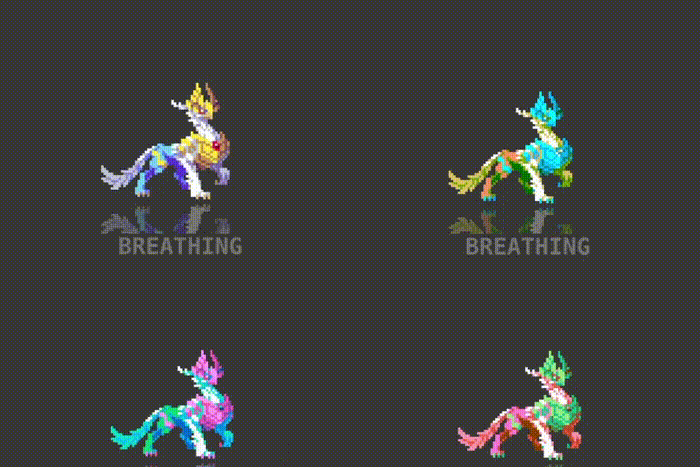 20 RPG Character Asset Pack - Elemental Creatures