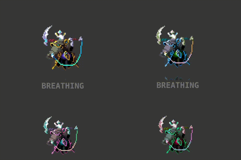 20 Animated Pixel Art RPG Character Pack - Humanoids with Weapons