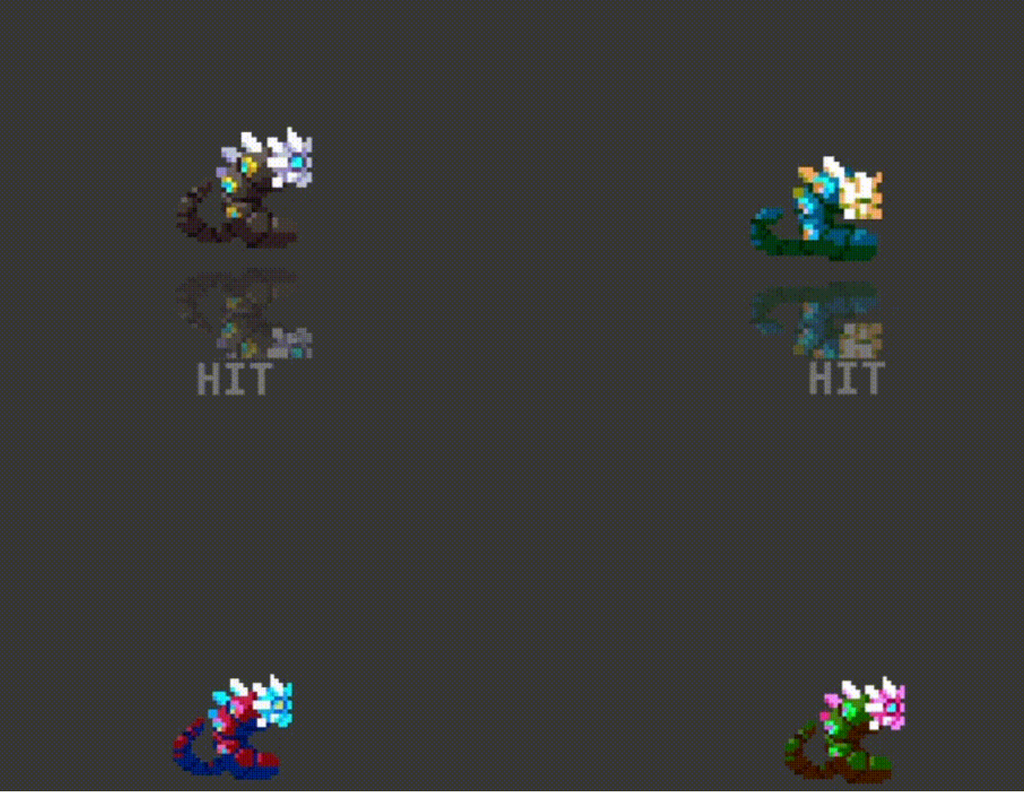 RPG Pixel Art Character - Flowerworm