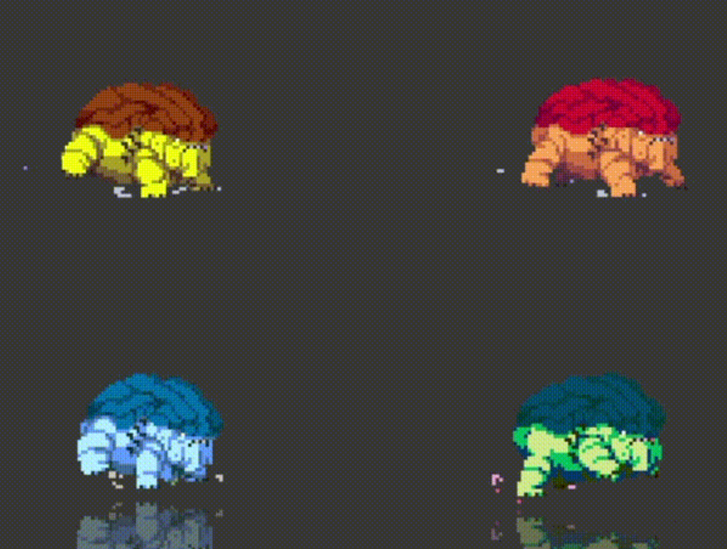 RPG Pixel Art Character - Rocktoad