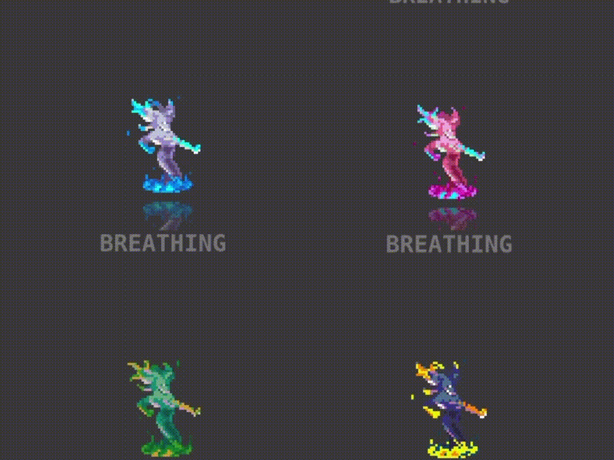 35 RPG Character Asset Pack - Humanoid Magic Casters