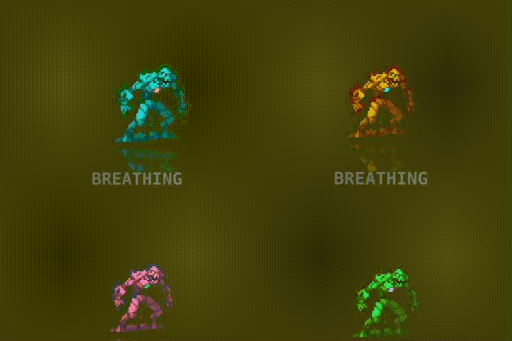 20 RPG Character Asset Pack - Elemental Creatures