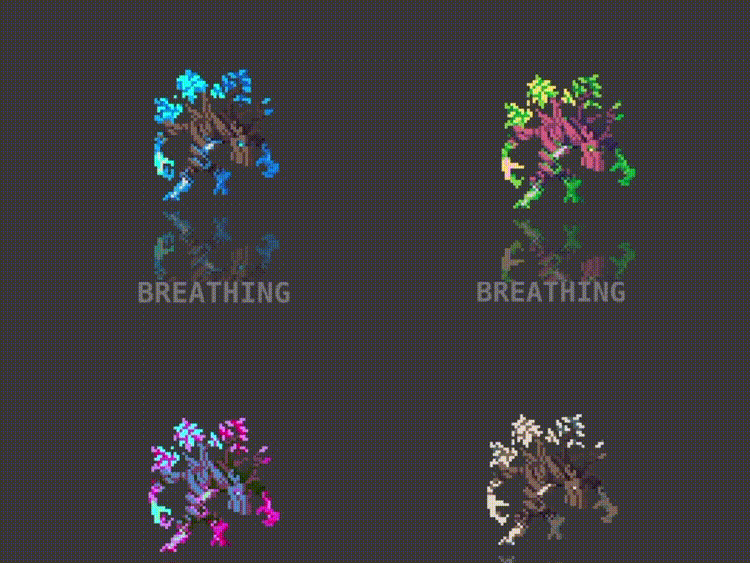 20 RPG Character Asset Pack - Elemental Creatures