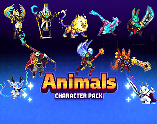 25 RPG Character Asset Pack - Animals