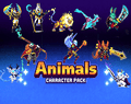 25 RPG Character Asset Pack - Animals