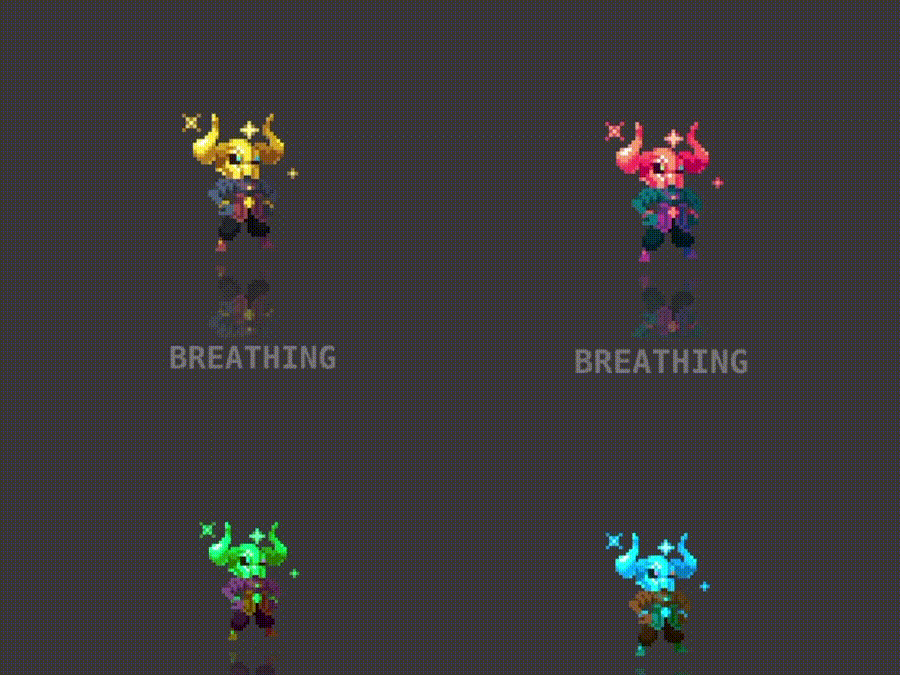 25 Animated Pixel Art RPG Character Pack - Humanoid Fighters