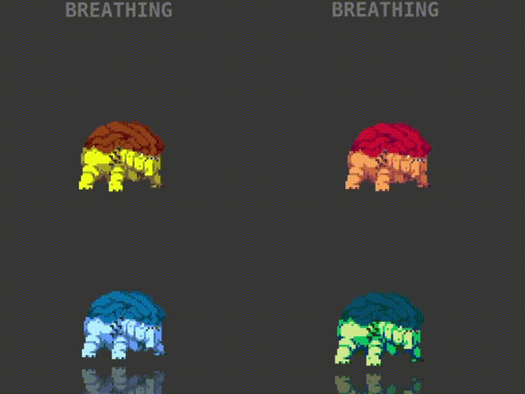 RPG Pixel Art Character - Rocktoad