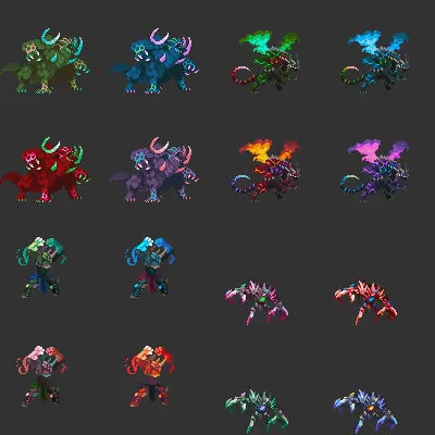 30 RPG Character Asset Pack - Monsters