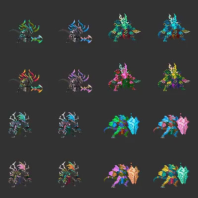 30 RPG Character Asset Pack - Monsters