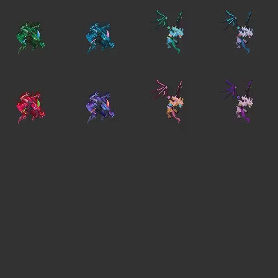 50 Animated Pixel Art RPG Character Pack - Beasts