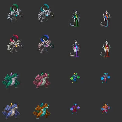 30 RPG Character Asset Pack - Monsters