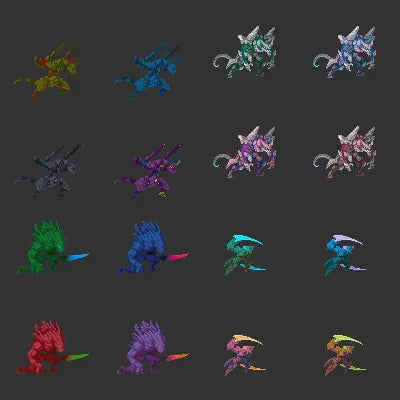 30 RPG Character Asset Pack - Monsters