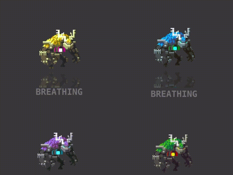 20 RPG Character Asset Pack - Elemental Creatures