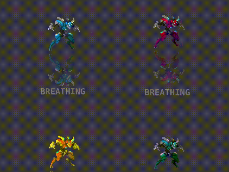 25 Animated Pixel Art RPG Character Pack - Humanoid Fighters